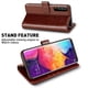 thumbnail image 1 of Premium Leather Wallet Case with Glass Screen Protector and RFID Blocking for Samsung Galaxy A71/A54/A53/A52/A52s/A51/A50/A30s/A34/A33/A32/A23/A21/A20, 1 of 3