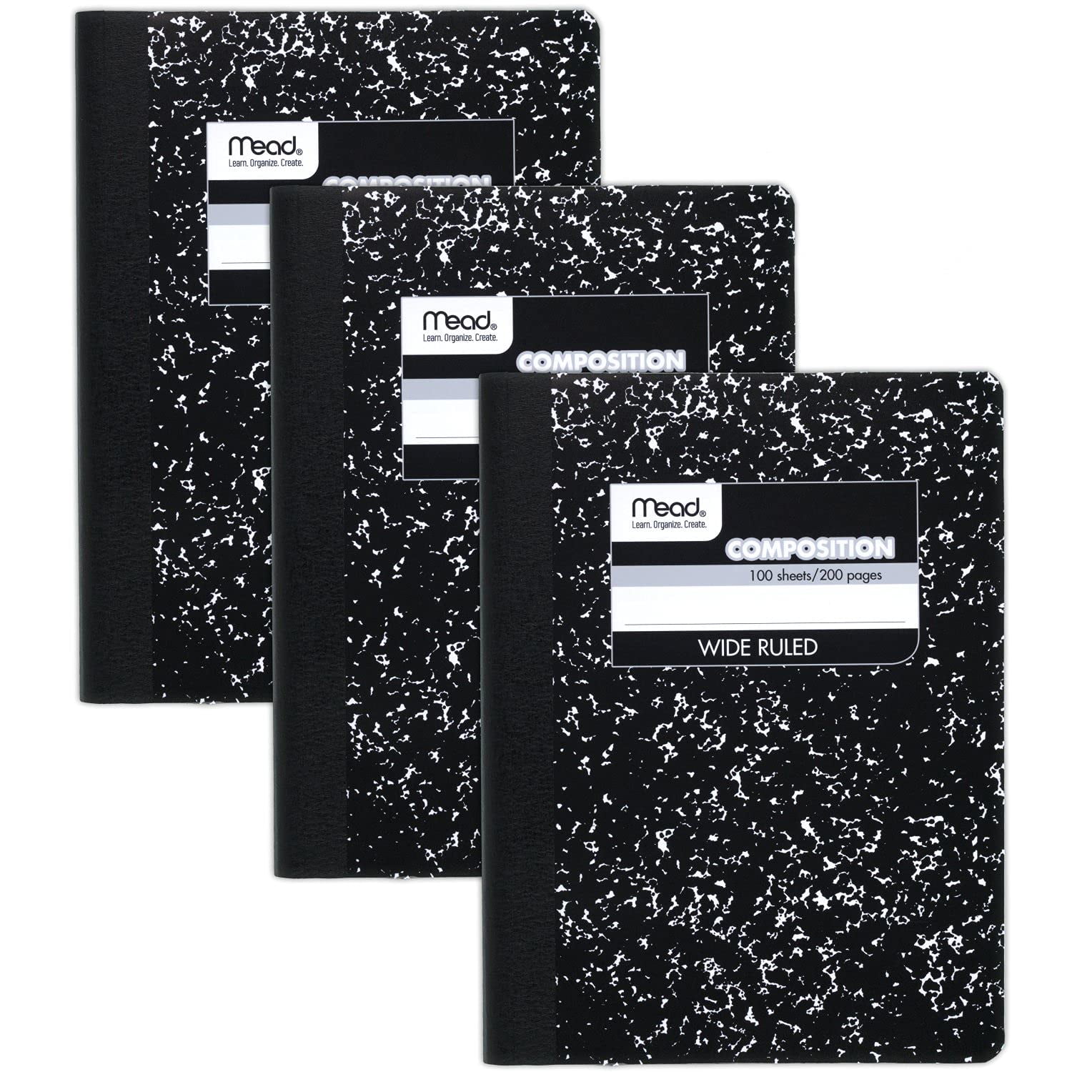 Cuadernos Composition Mead, Paquete De 3 Unidades, 100 Hojas