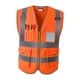 thumbnail image 3 of Alta visibilidad Ropa de trabajo Seguridad Seguridad Chaleco Uniforme XL Naranja, 3 of 5