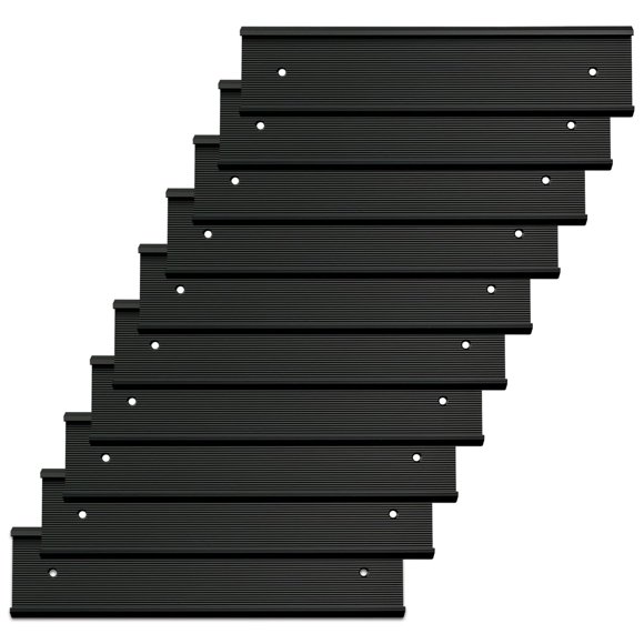 Soportes para Placas de Nombre SINYUDUN Pack de 10 5 × 25 cm Aluminio