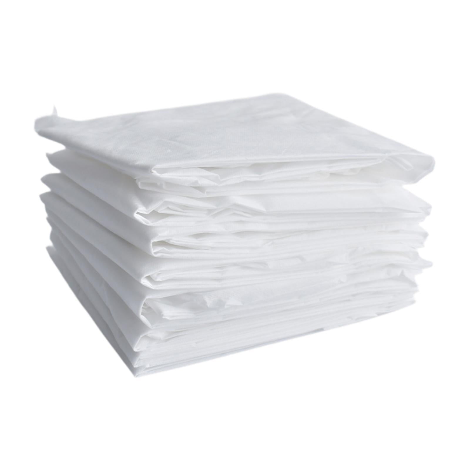 Magideal - 10 Sábanas Desechables Ajustables Para Camilla De Con Orificios Para La Cara, Transpirables, Ligeras Y Portátiles, Para Salón De Belleza En , 90x190cm