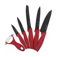 Click Ventas - Juego X6 Cuchillos Set De Cuchillo Chef Cocina Picador