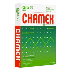 Resma Papel Tipo Carta Chamex - 500 Hojas - 75 Gr