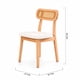 thumbnail image 3 of Pack 2 Sillas Lira Madera, Ratán PE y Asiento Tapizado, 3 of 6
