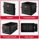 thumbnail image 5 of CADDY Rubbermaid plegable de 2 compartimentos negro, 5 of 8