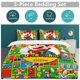 thumbnail image 5 of Super Mario 3-Piece Comforter Set for Bedroom Super Mario Bedding Set for Kids Adults Soft Microfiber Duvet Cover Set with Zipper Closure, 5 of 5