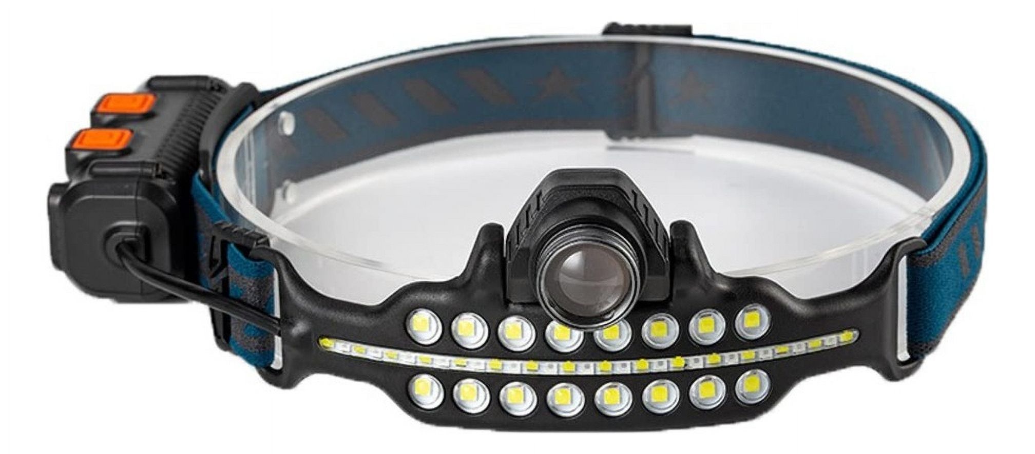 Genérico - Linterna Frontal Headlight Recargable Usb Camping Lau