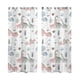 thumbnail image 1 of 2 Uds Cortinas Opacas Cortinas Para Ventana Cortinas Con Ojales Lindo Dinosaurio, 1 of 5