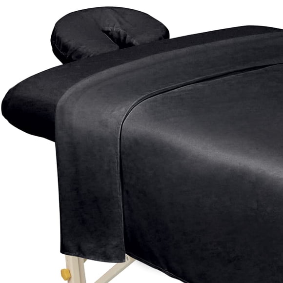 Juego de sábanas de masaje ForPro Professional Collection Microfiber