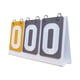thumbnail image 5 of Tablero de puntuación marcador portátil tabla de puntuación para juego de bádminton 3 dígitos marcador deportivo marcador de mesa puntuación Flip, 5 of 5