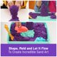 thumbnail image 3 of Set de arena Kinetic Sand, 500 g, morado, con almacenamiento, 4 moldes, 3 o más, 3 of 9
