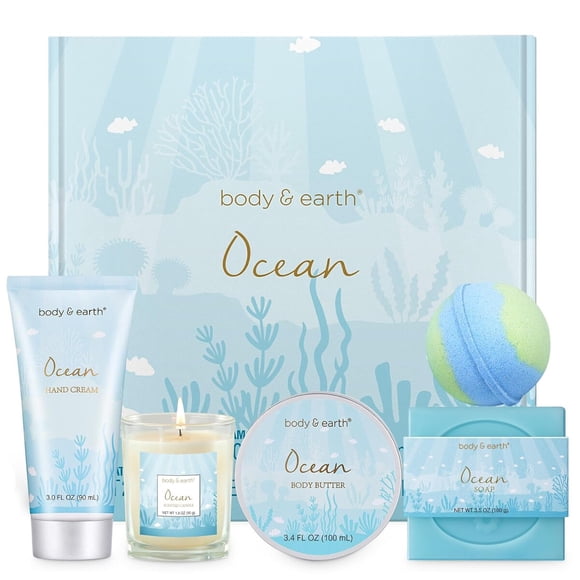Set Spa Corporal Body Earth Ocean 5 Pzs. Aroma Océano