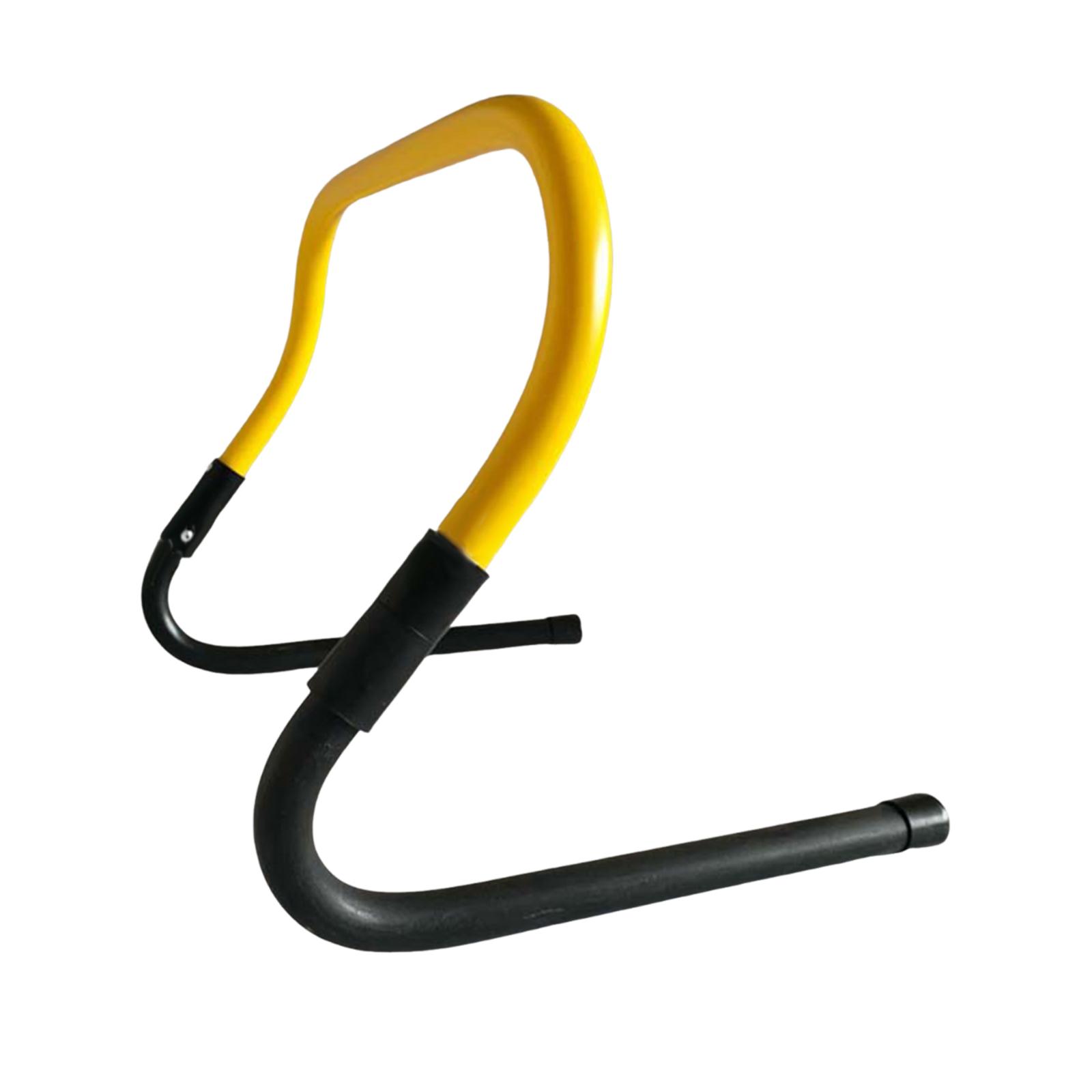 Ioensy - Valla De Agilidad Plegable Para Atletas, Barra De Salto Para Entrenamiento De Fitness, Color Amarillo Y Negro