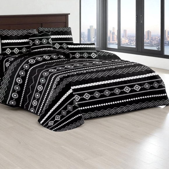 Cubrecama Quilt De Verano Super King Medida 270x290cm Delgado + 2 Fundas De Almohada CMVSUPERK-GS-13