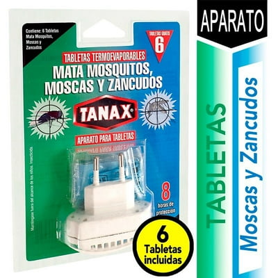 Insecticida Tabletas Mata Mosquito, Moscas Y Zancudos Doypack 6 Un Tanax