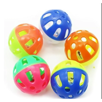 Genérico - Bola De Traqueteo De Plástico Con Campana Para Gatos Set 3