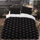 thumbnail image 1 of Black Rhombus Background Themed bedding Soft and Comfortable, 1 of 5