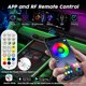 thumbnail image 4 of Luces LED para coche SAMGCHI 7 m con sincronización musical APP/RF, 4 of 7