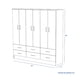 thumbnail image 4 of Clóset Maipo 6 Puertas Olmo Blanco, 4 of 4