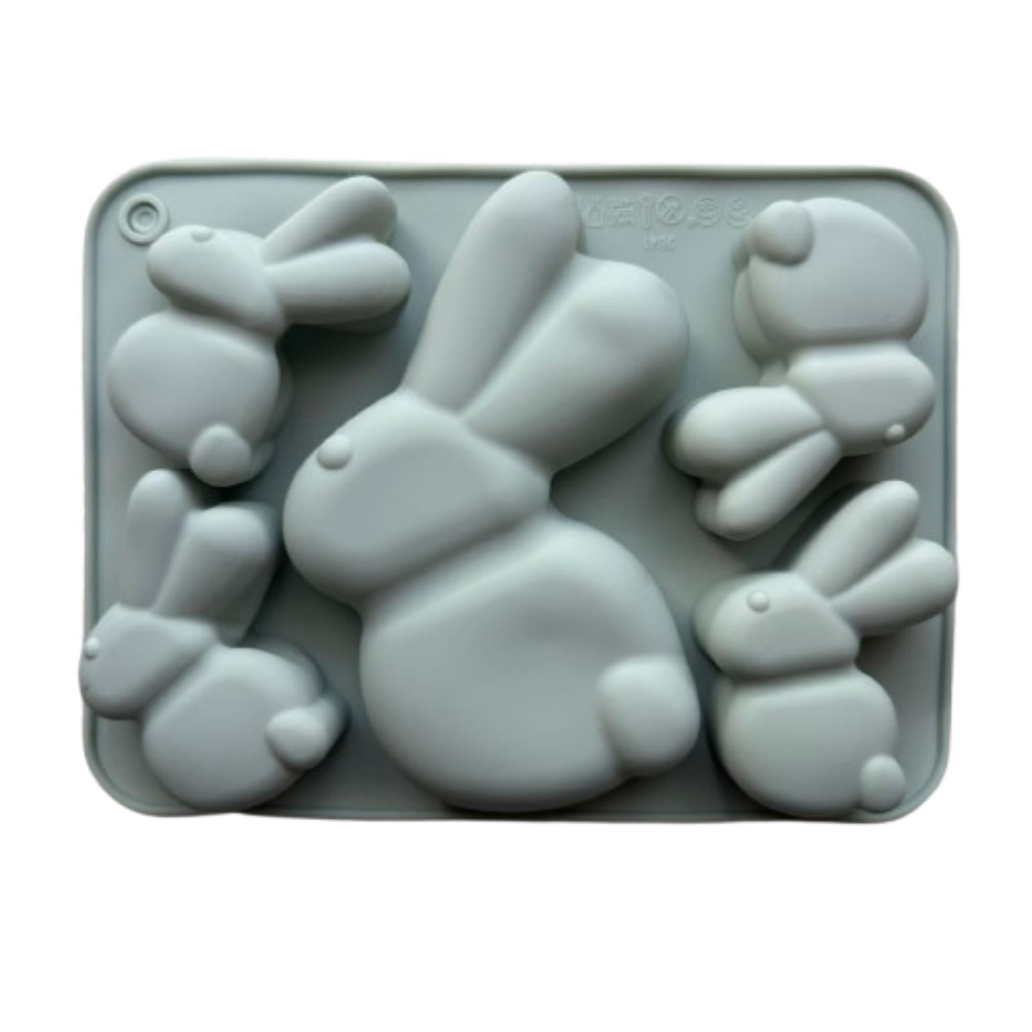Genérico - Molde Silicona Conejitos De Pascua Diseño C