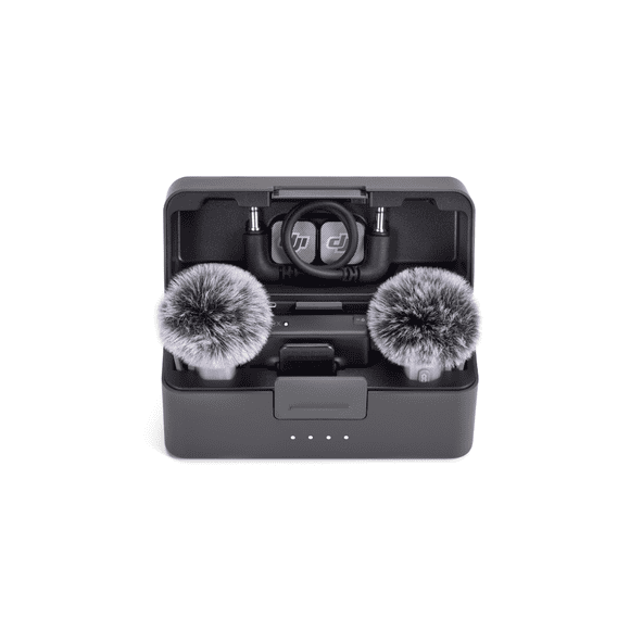 Micrófono Inalámbrico DJI Mic Mini 2 2TX + 1RX con Estuche de Carga Negro