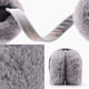 thumbnail image 5 of Orejeras de invierno de piel sintética cálidas y bonitas, plegables y para exteriores, para mujeres y niñas., 5 of 5