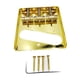 thumbnail image 3 of Guitar Bridge Set Fácil De Instalar Design Vintage Luthier Tools Saddles Gold, 3 of 5