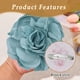 thumbnail image 3 of Broche elegante de moda con borde quemado, alfiler de flor para traje de mujer, ropa profesional, adornos de ramillete hechos a mano., 3 of 5