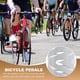 thumbnail image 4 of Uxcell 2 Paquete de Pivotes de Bicicleta de Aleación de Aluminio Antideslizantes para Ejes de 3/8 pulgadas con Rayas Blancas, 4 of 7