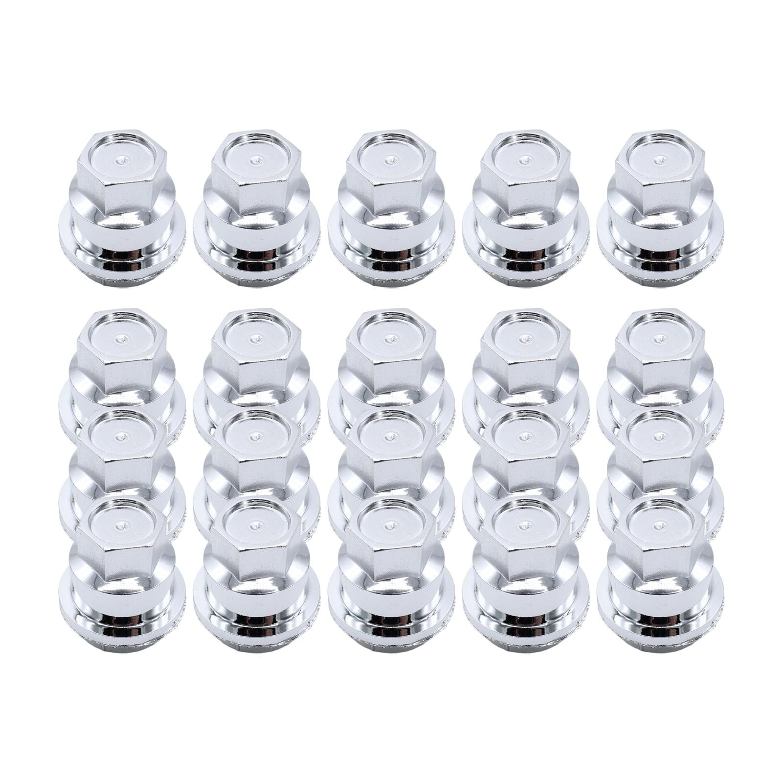 Magideal - 20 Tapas Para Tuercas De Rueda, Repuesto De Componente De Automóvil De Protección De Tuercas De Rueda 15661036 Tapas Para Tuercas De Rueda De