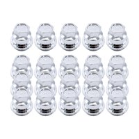Magideal - 20 Tapas Para Tuercas De Rueda, Repuesto De Componente De Automóvil De Protección De Tuercas De Rueda 15661036 Tapas Para Tuercas De Rueda De