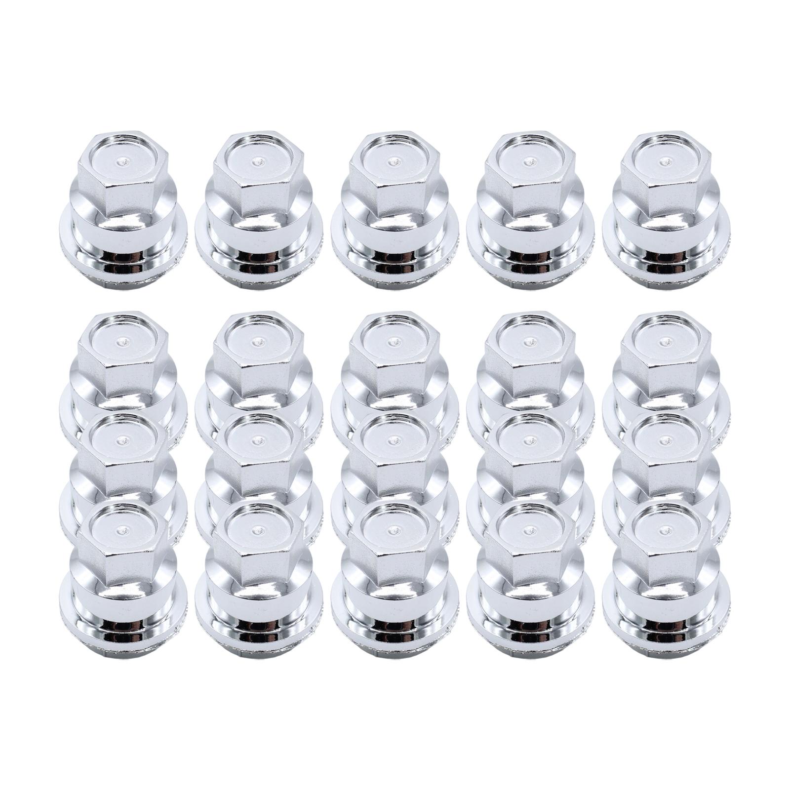 Magideal - 20 Tapas Para Tuercas De Rueda, Repuesto De Componente De Automóvil De Protección De Tuercas De Rueda 15661036 Tapas Para Tuercas De Rueda De