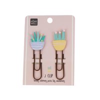 Homewell - Clip Grande Diseño Cactus (2U)