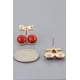 thumbnail image 3 of Aretes Fashnzfab Cinta Con Cereza De Lentejuelas, 3 of 4