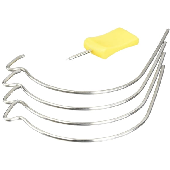 J-Hook Hangman Products JH4-TS de acero inoxidable con protector de pulgar