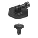 thumbnail image 3 of Soporte de Base adhesivos flexibles, accesorio de cabezal adaptador de 1/4 pulgadas, soporte de casco negro, abrazadera potente para cámaras deportiva, 3 of 5