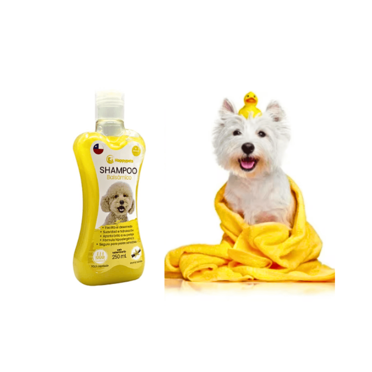 Happypets - Shampoo Balsamico Desenredante Para Perros Happy Pets 250ml