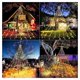 thumbnail image 4 of Decoracion Navideña Exterior Arbol Luz Cascada Estrella 350 LED Multicolor, 4 of 5