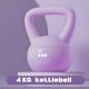 thumbnail image 4 of Pesa Rusa Kettlebell 4kg Crossfit Blanda purpura, 4 of 4