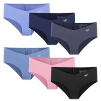 Giovacchino - Pack De 6 Calzones Bikini Microfibra Corte Laser Mujer