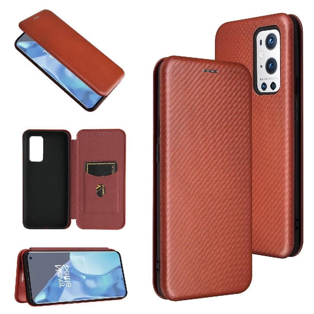 Funda Flip para FOXDOCK OnePlus 9 pro - Funda magnética de negocios, funda protectora delgada