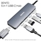 thumbnail image 3 of Hub USB-C BENFEI 5 en 1 4K HDMI 100W 10Gbps 20 cm, 3 of 3