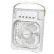thumbnail image 3 of Ventilador De Nebulización Pequeño Ventilador De Refrigeración Silencioso 3 Velocidades Ventiladores USB Para Automóvil Interior Oficina Blanco, 3 of 5