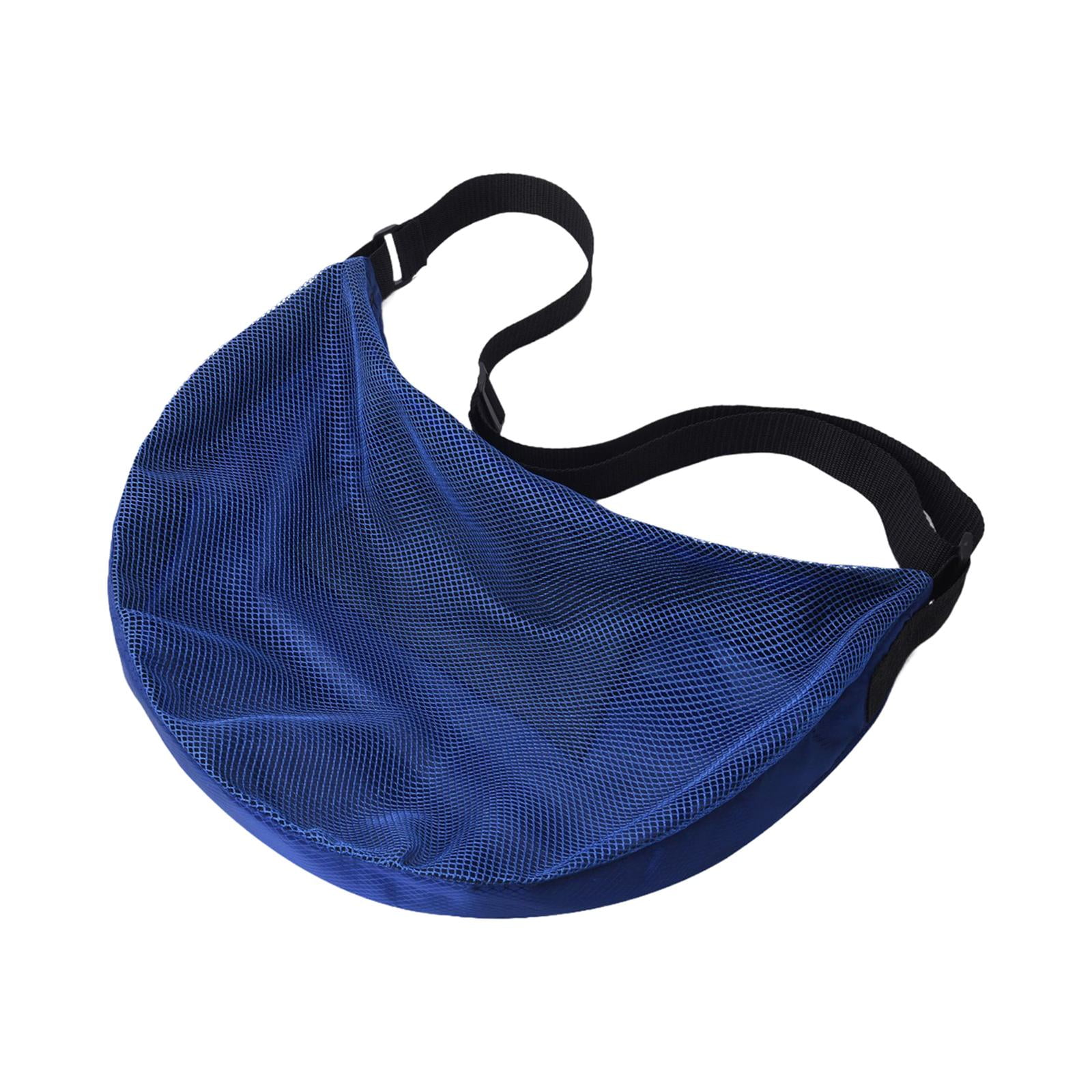 Magideal - Bolso De Una Sola Pelota, Bolso De Hombro Deportivo, Tela Oxford, Bolso De Hombro De Malla Para Baloncesto, Fútbol, Gimnasio, Actividades Al Aire Libr Azul