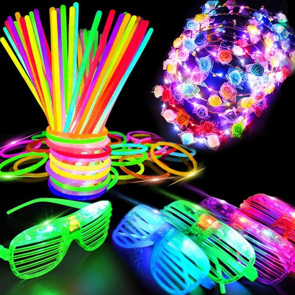 Suministros para fiestas iGeekid Mardi Gras, 112 unidades, 2024
