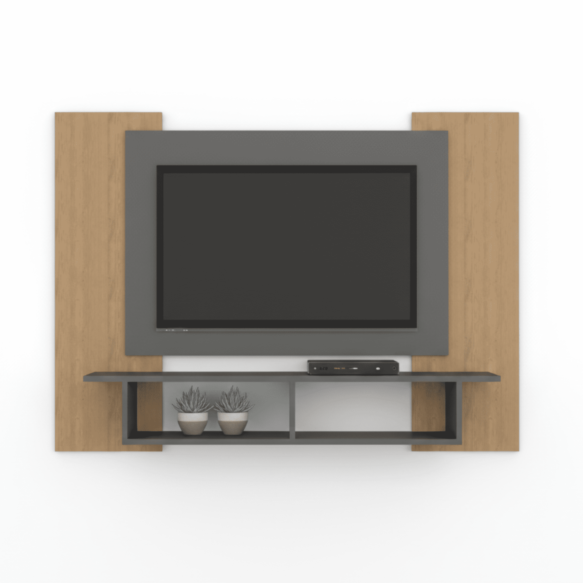 Exit - Panel Tv Hasta 47 Pulgadas Atlanta Roble Gris