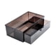thumbnail image 5 of Caja de goteo para filtro externo de acuario, diseño de cajón con cascada silenciosa y flujo de agua para bricolaje, bandeja de goteo, tubo de , Marrón, 5 of 5