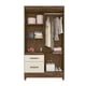 thumbnail image 2 of Clóset 4 Puertas 2 Cajones Madri Chocolate - Blanco, 2 of 4