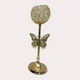 thumbnail image 1 of Candelabro Dorado Mariposa Nórdico Cristal 26cm Jhn, 1 of 3