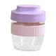 thumbnail image 2 of Vaso Para Ensalada Con Tapa, Cuchara, Vaso Para Guardar Ensaladas, Para Preparar Comidas De Desayuno, Vegetales, 480 Ml, Morado, 2 of 3